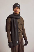 Recycled Bottle Scarf - Black Onyx - AW26