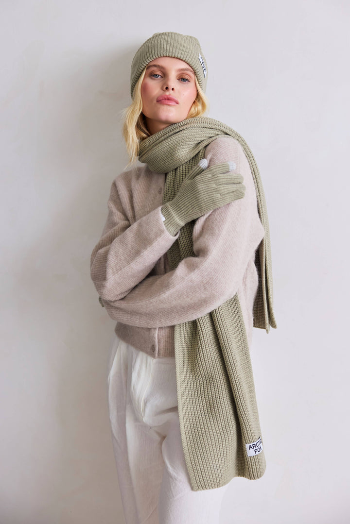 Recycled Bottle Gloves - Arctic Grey