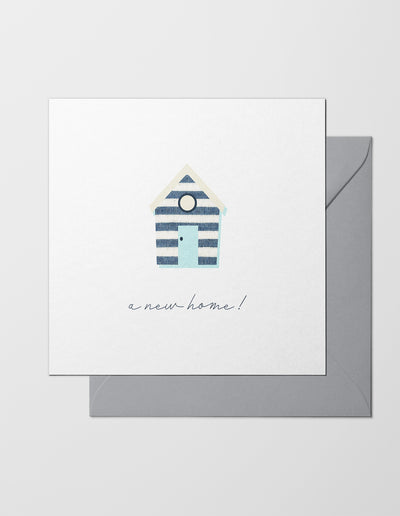 The Sea Shed, Greeting Card, a new home, Made in the UK