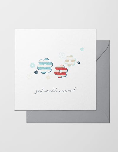 The Sea Shed, Greeting Card, Get well soon,  Made in the UK
