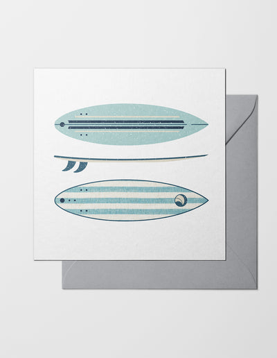 The Sea Shed, Greeting Card, Surfing Design, SURF, Surfer Card, Coastal card, Nautical Card, Made in the UK